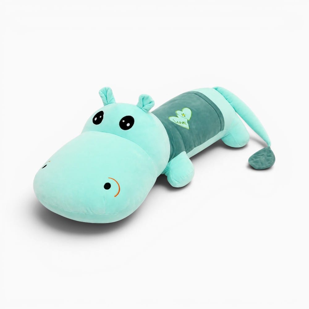 Large Blue Hippo Plush Oh My Plushie