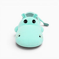 Large Blue Hippo Plush Oh My Plushie
