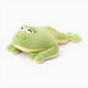 Large Green Frog Plush Lounging Cushion Oh My Plushie