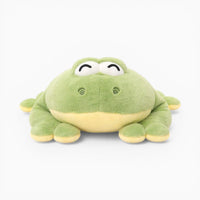 Large Green Frog Plush Lounging Cushion Oh My Plushie