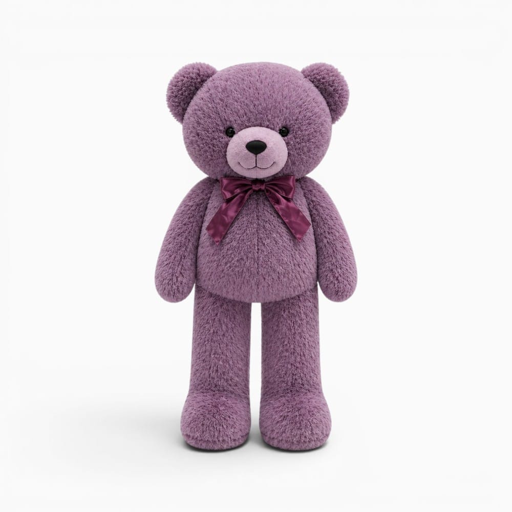 Large Purple Teddy Bear Oh My Plushie