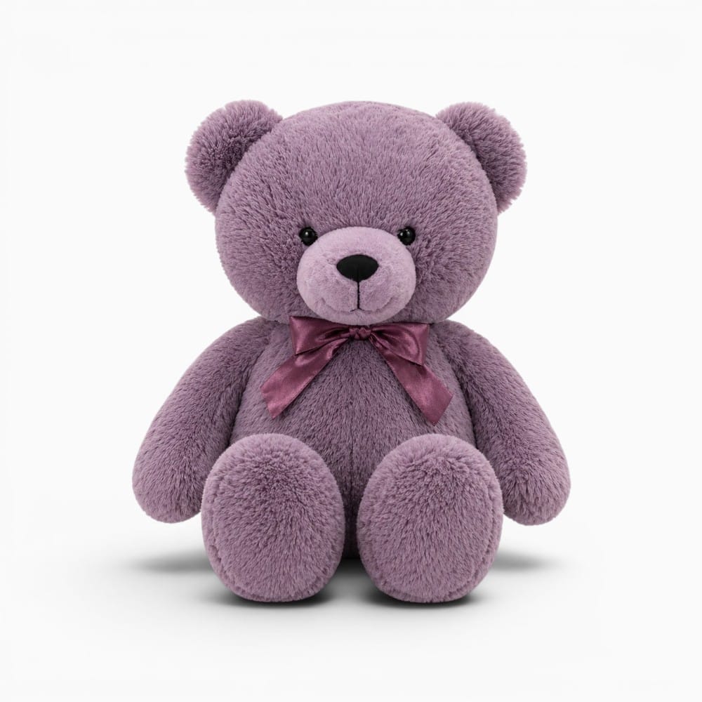 Large Purple Teddy Bear Oh My Plushie