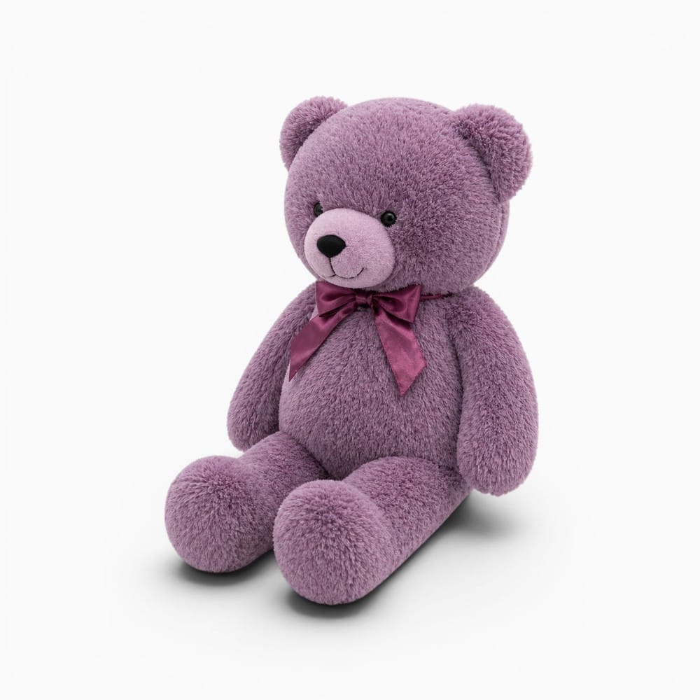 Large Purple Teddy Bear Oh My Plushie