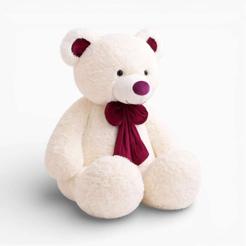 Large White Teddy Oh My Plushie
