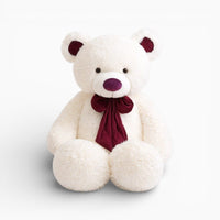 Large White Teddy Oh My Plushie