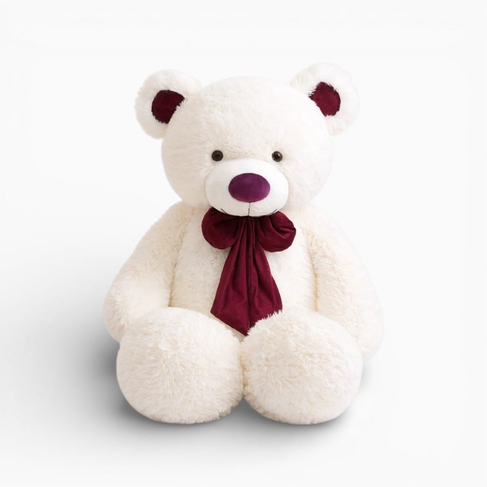 Large White Teddy Oh My Plushie