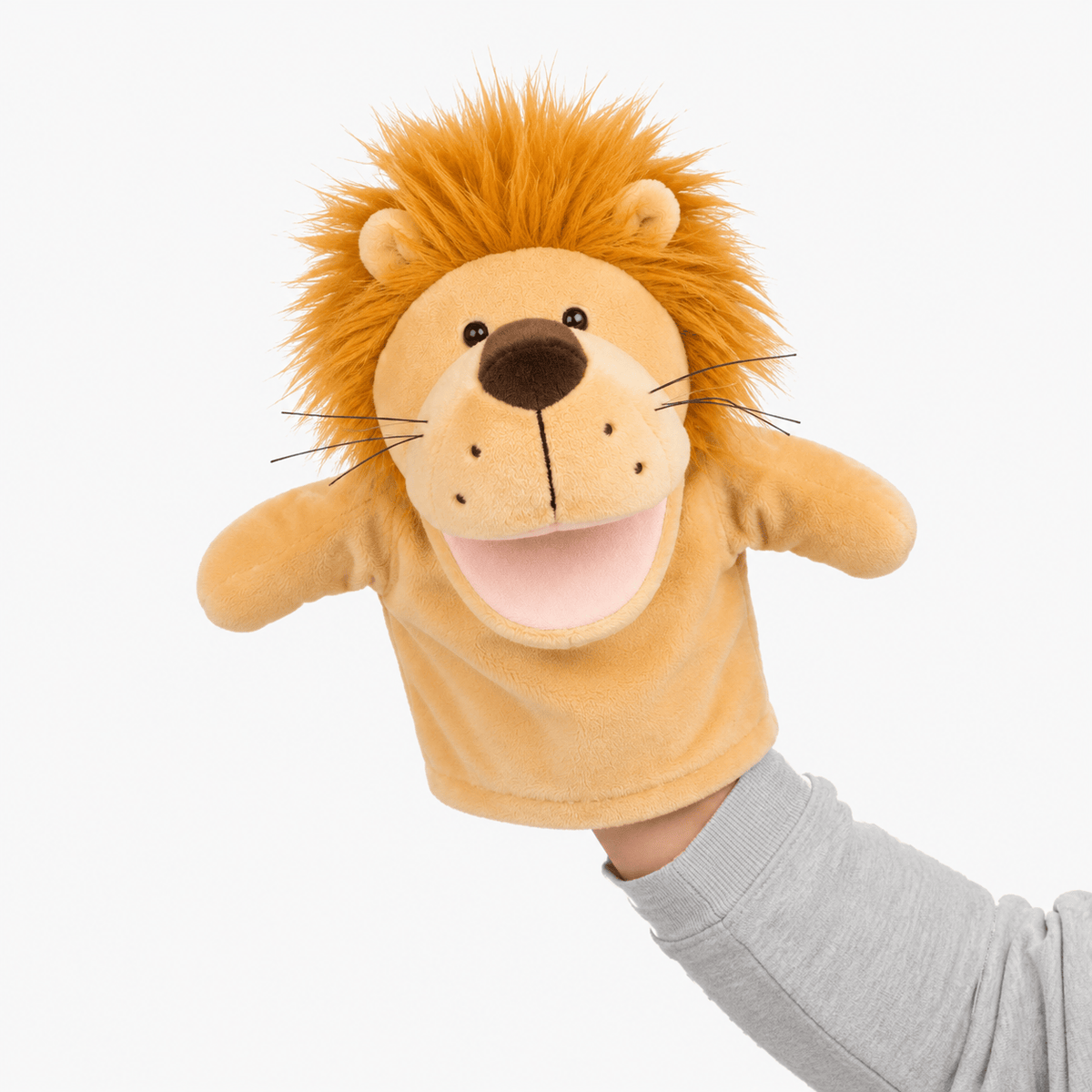 Lion Plush Hand Puppet Oh My Plushie