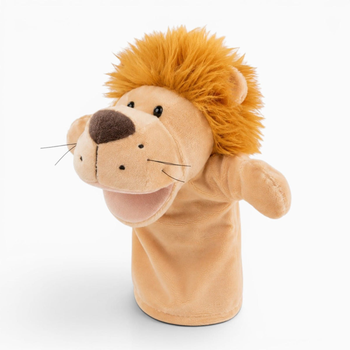 Lion Plush Hand Puppet Oh My Plushie