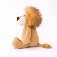 Lion Plush with Fluffy Mane Oh My Plushie