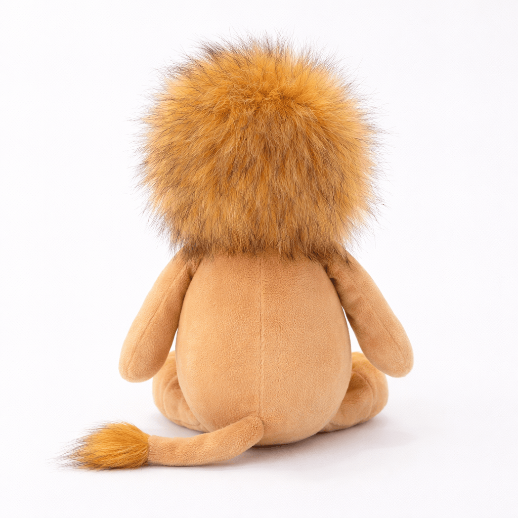 Lion Plush with Fluffy Mane Oh My Plushie