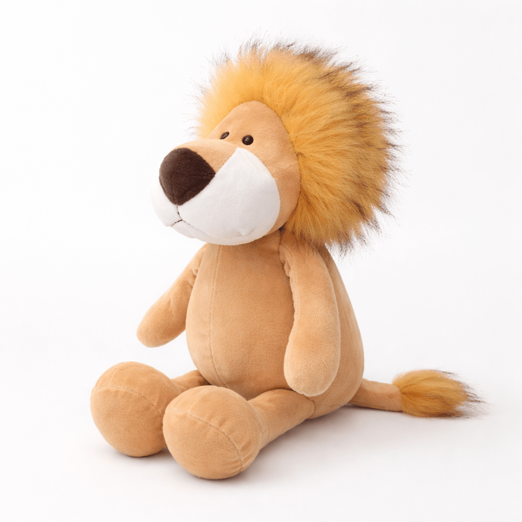Lion Plush with Fluffy Mane Oh My Plushie