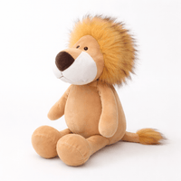 Lion Plush with Fluffy Mane Oh My Plushie