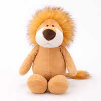 Lion Plush with Fluffy Mane Oh My Plushie