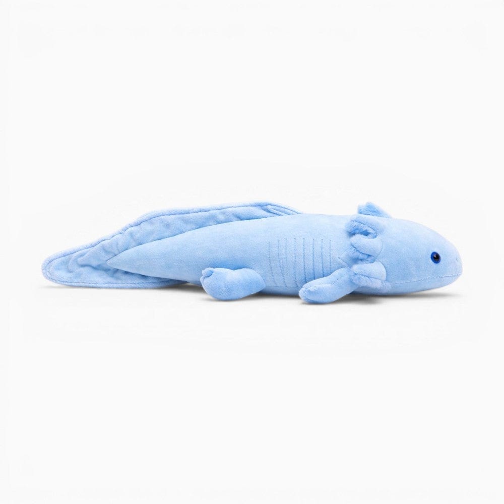 Long Blue Axolotl Cuddle Pillow Oh My Plushie