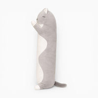 Long Grey White Cat Plush Oh My Plushie