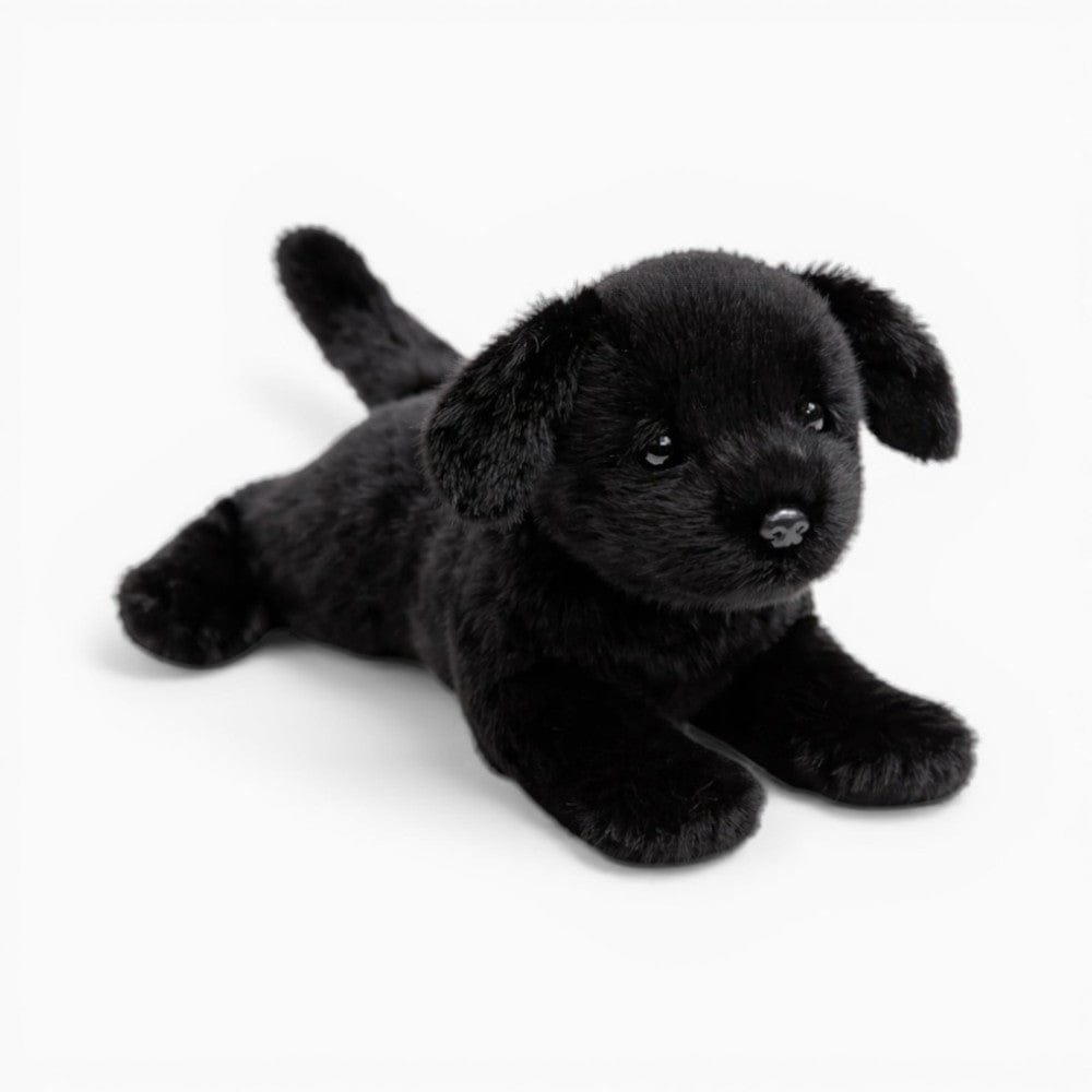 Lying Black Labrador Plush Oh My Plushie