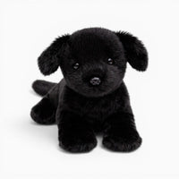 Lying Black Labrador Plush Oh My Plushie