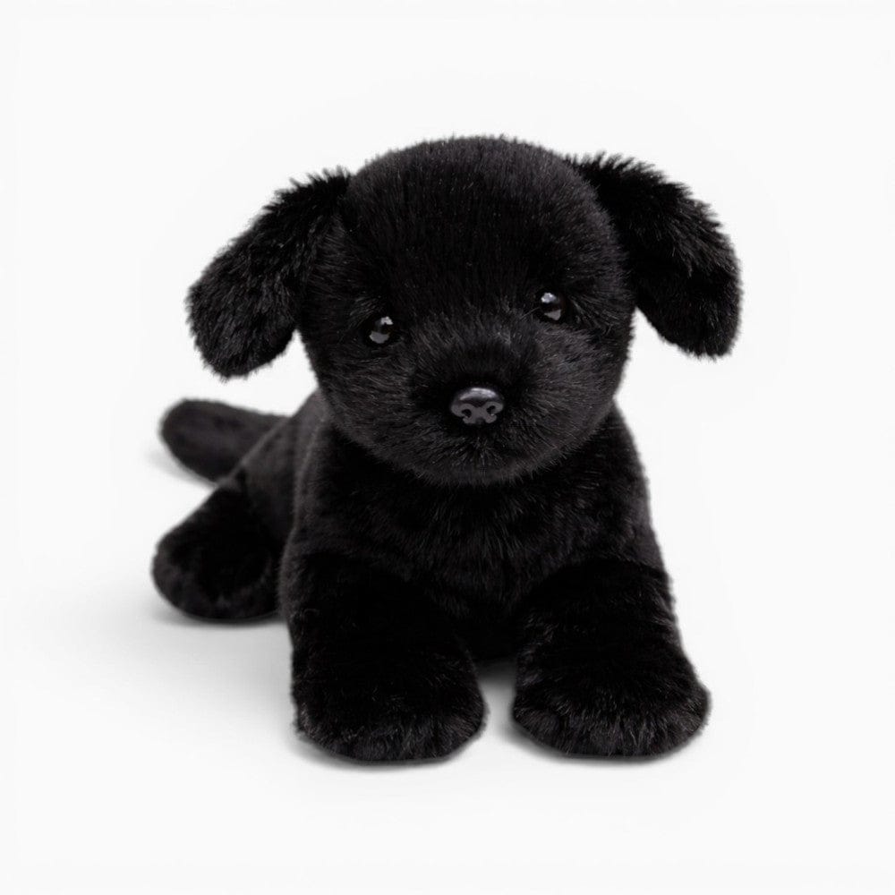 Lying Black Labrador Plush Oh My Plushie