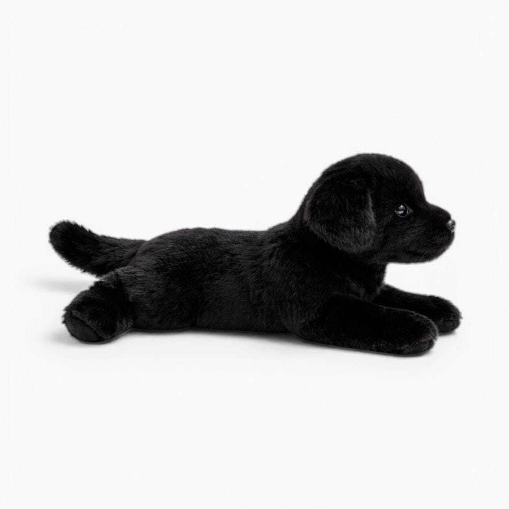 Lying Black Labrador Plush Oh My Plushie