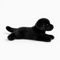 Lying Black Labrador Plush Oh My Plushie
