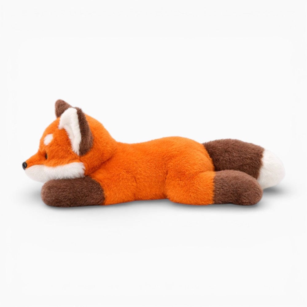 Lying Fox Plush in Light Orange and White Oh My Plushie