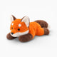 Lying Fox Plush in Light Orange and White Oh My Plushie