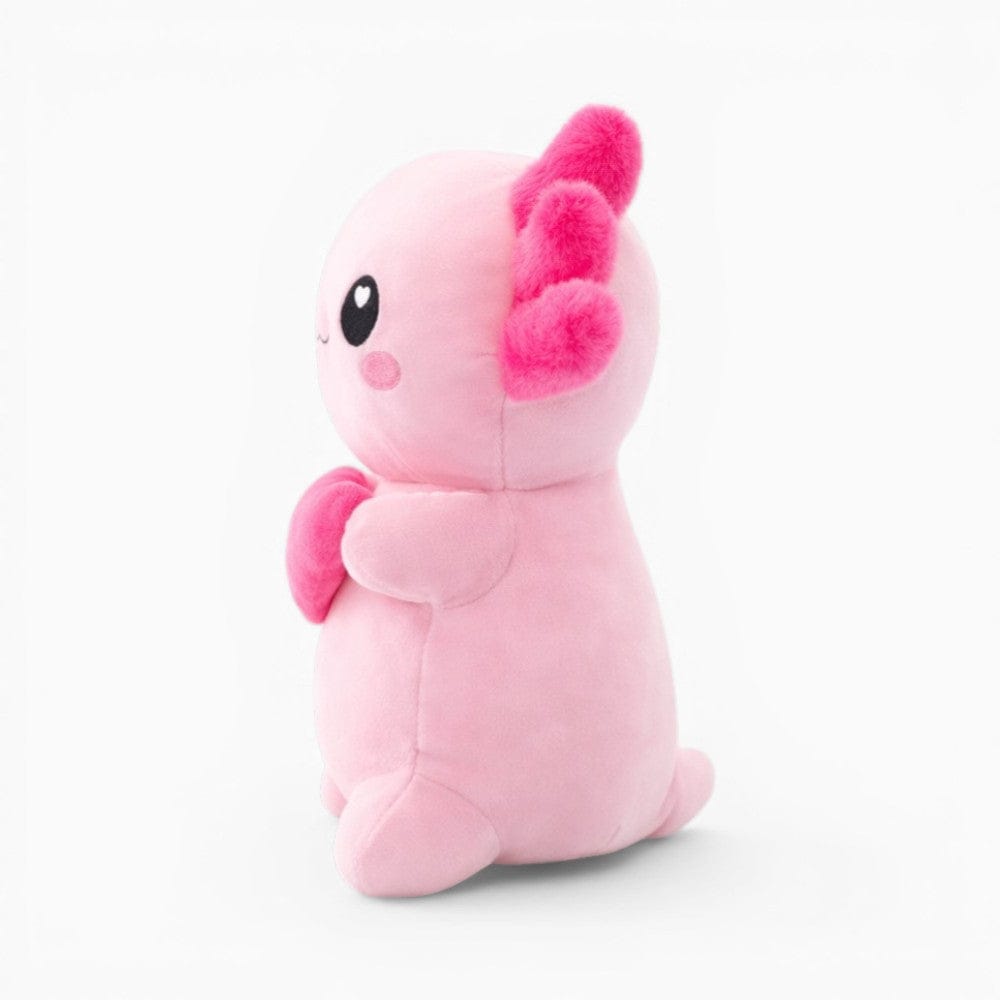 Pink Axolotl Plush with Heart Kawaii Oh My Plushie