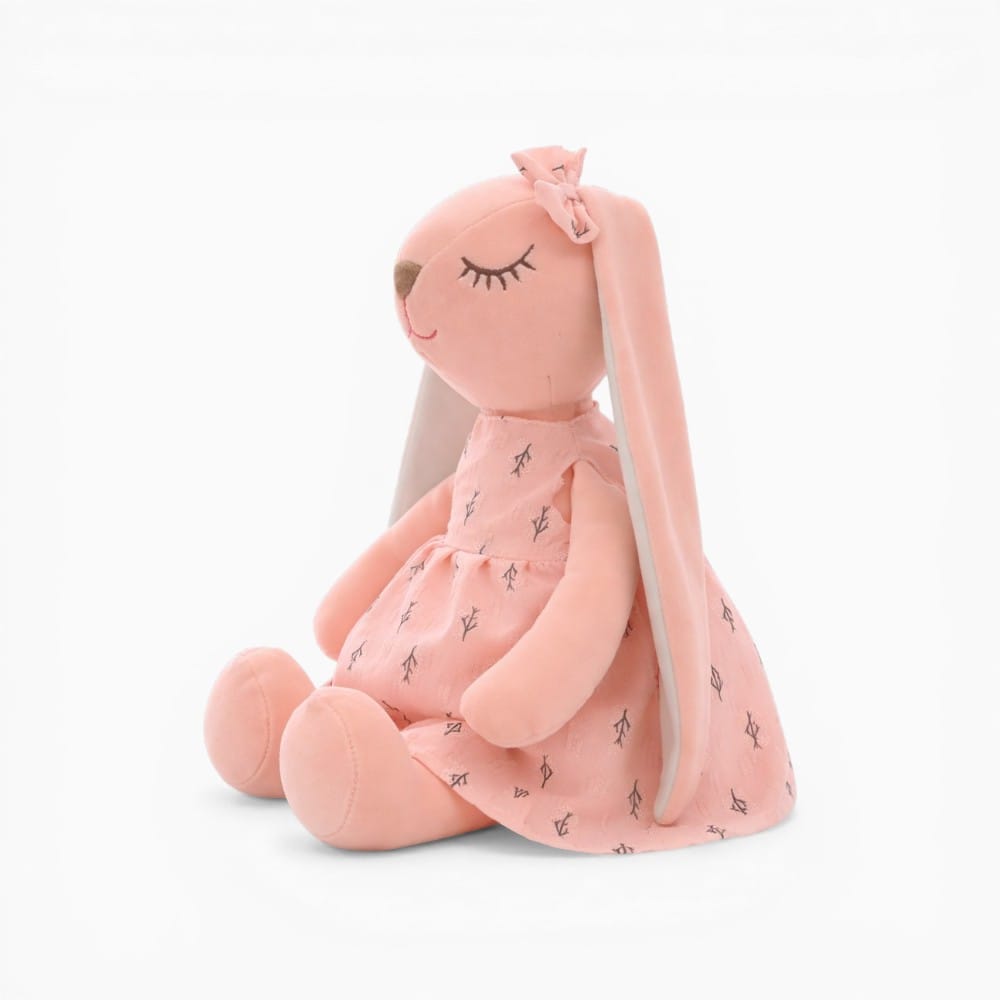 Pink Bunny Plush with Dress Oh My Plushie