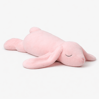 Pink Floppy Ear Soft Bunny Plush Oh My Plushie