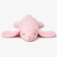 Pink Floppy Ear Soft Bunny Plush Oh My Plushie