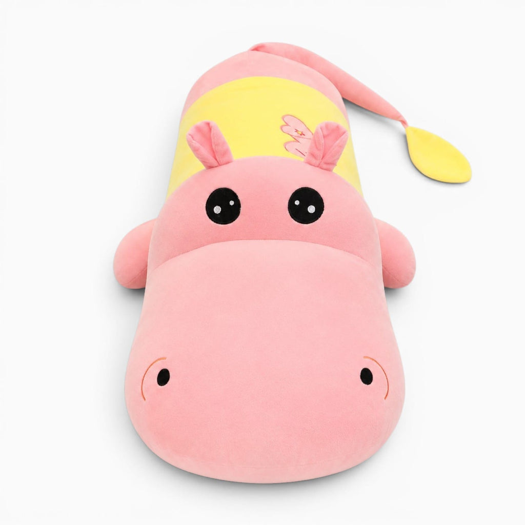 Pink Giant Hippo Plush Oh My Plushie