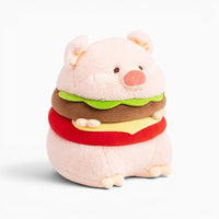 Pink Pig Burger Plush Oh My Plushie