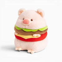 Pink Pig Burger Plush Oh My Plushie