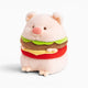 Pink Pig Burger Plush Oh My Plushie