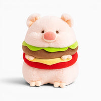 Pink Pig Burger Plush Oh My Plushie