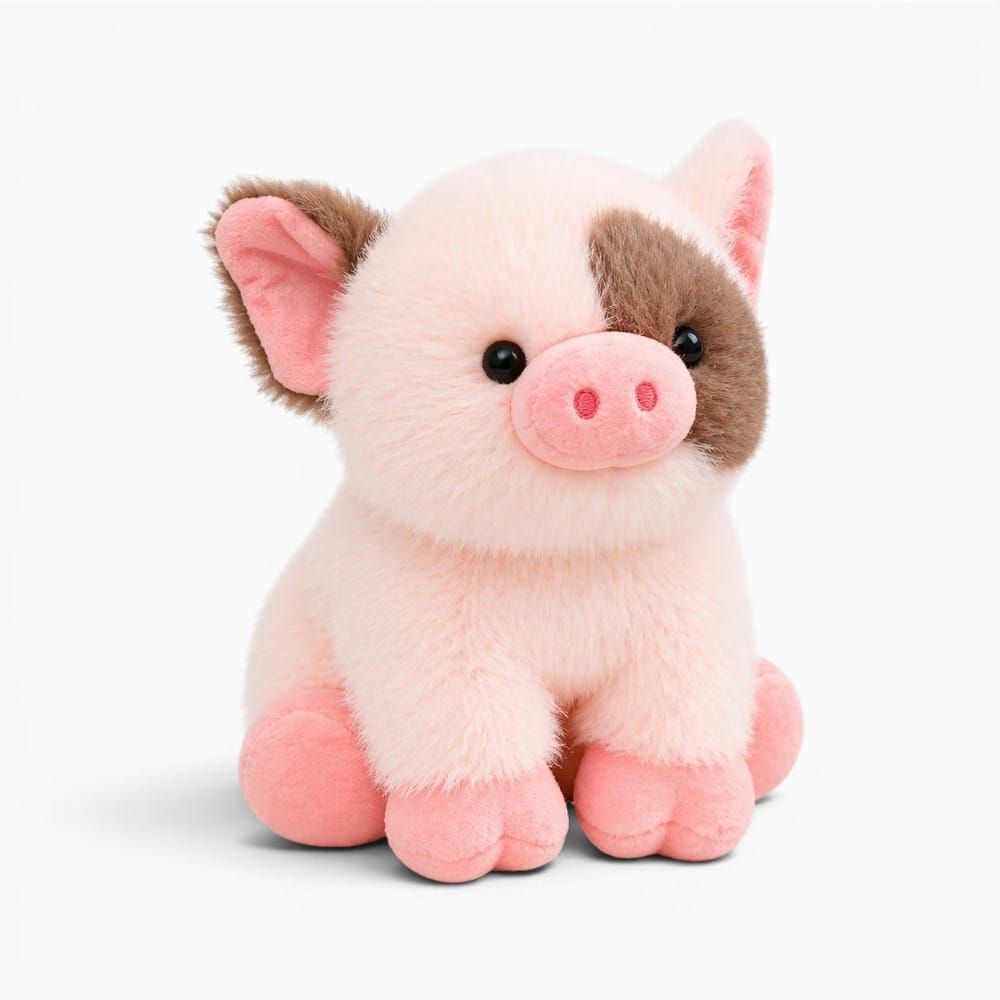Pink Pig Plush Oh My Plushie