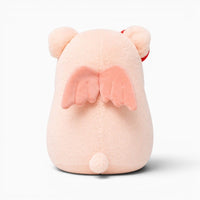 Pink Pig Plush with Heart Oh My Plushie