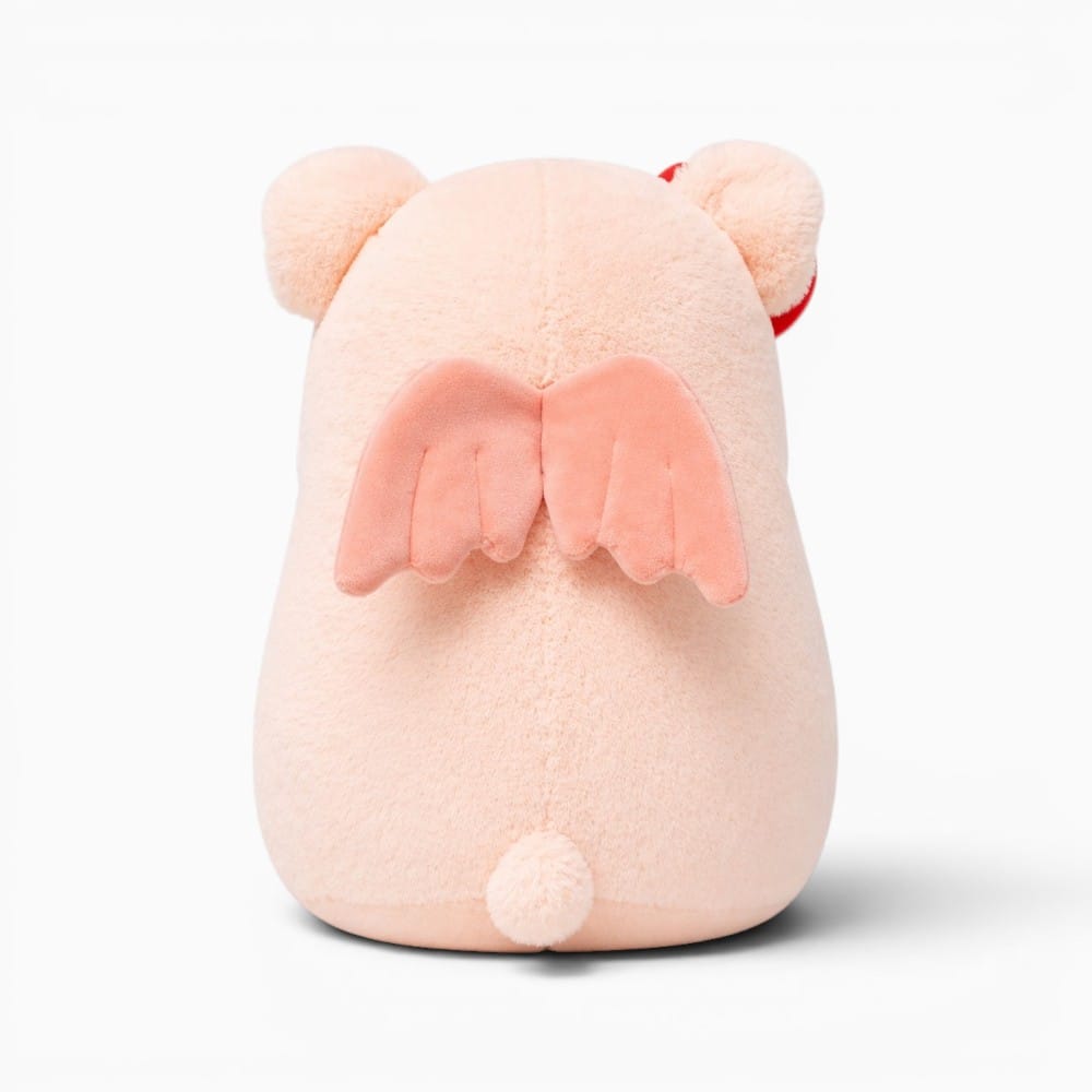 Pink Pig Plush with Heart Oh My Plushie