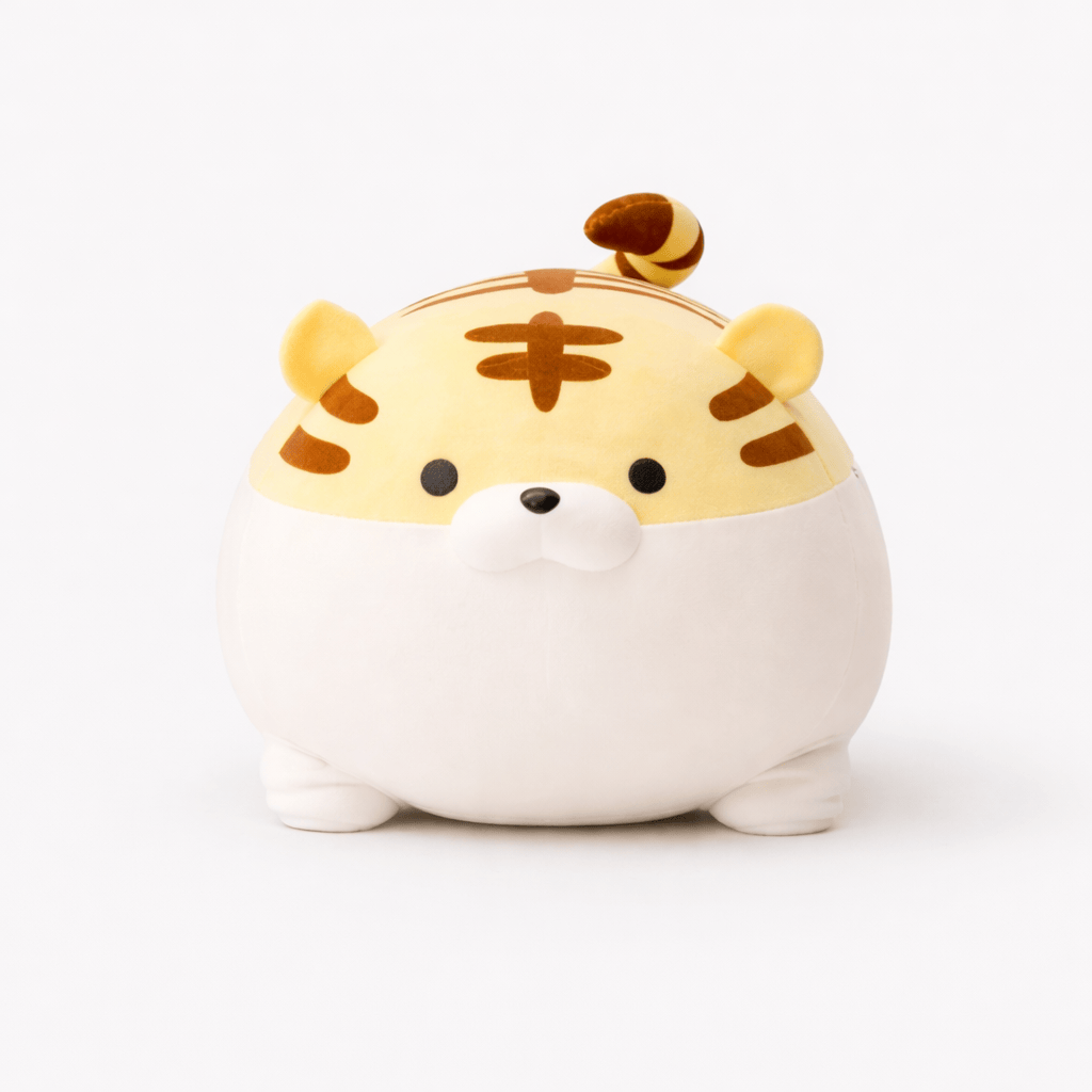 Plump Kawaii Tiger Plush Cuddle Pillow Oh My Plushie