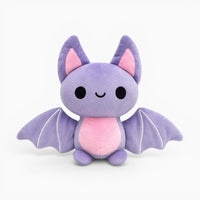 Purple Bat Plush with Wings and Pink Ears Oh My Plushie