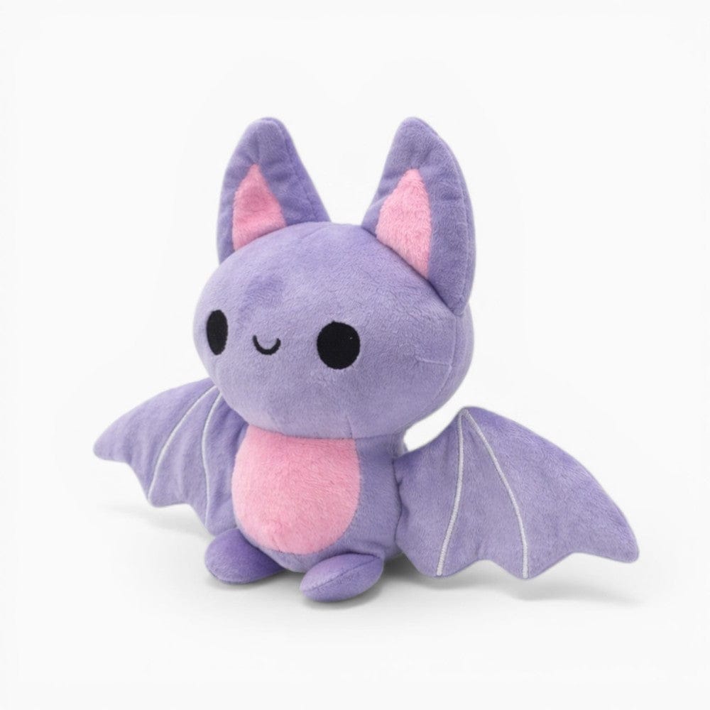 Purple Bat Plush with Wings and Pink Ears Oh My Plushie