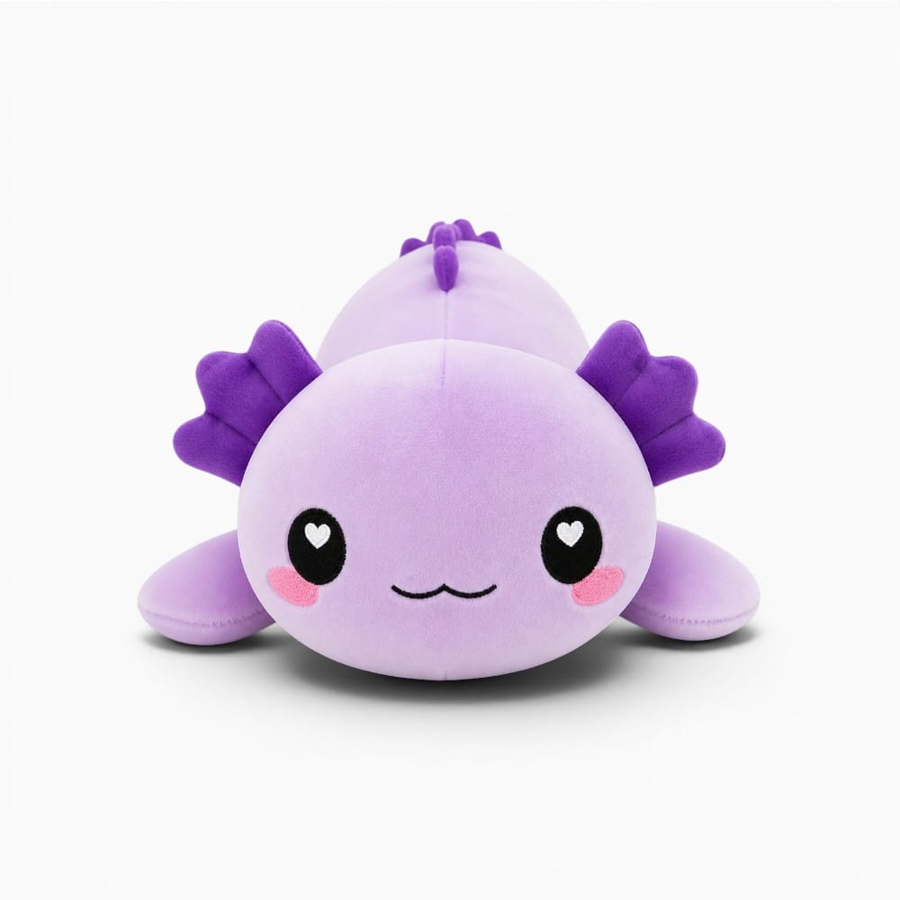Purple Kawaii Axolotl Plush Oh My Plushie