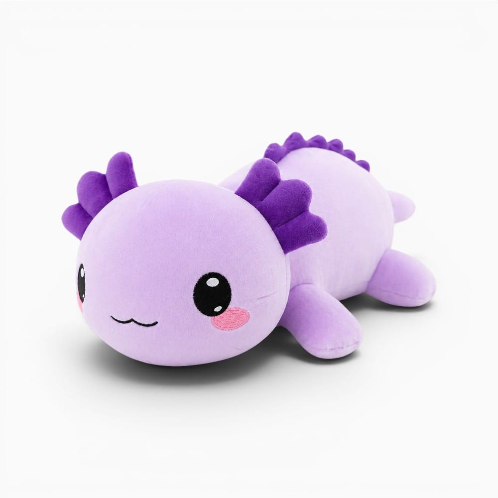 Purple Kawaii Axolotl Plush Oh My Plushie