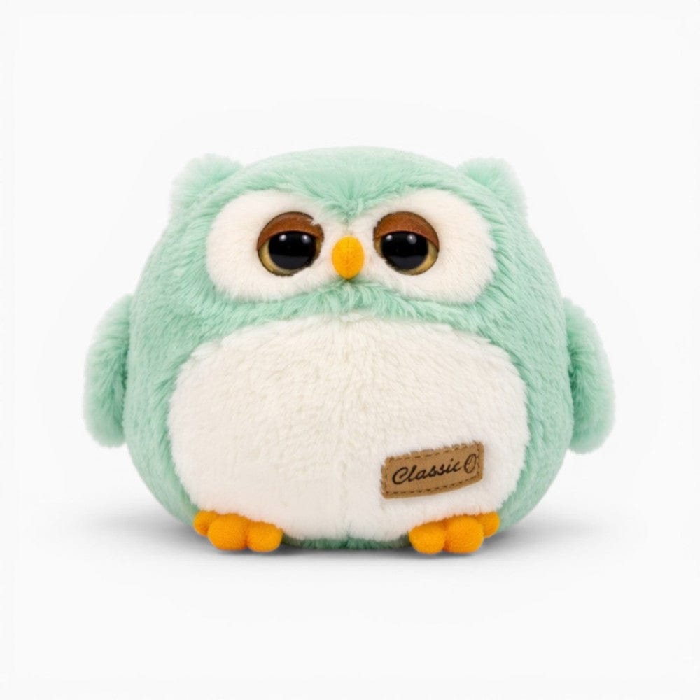Purple Round Owl Plush Oh My Plushie