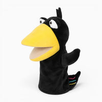 Raven Hand Puppet Oh My Plushie