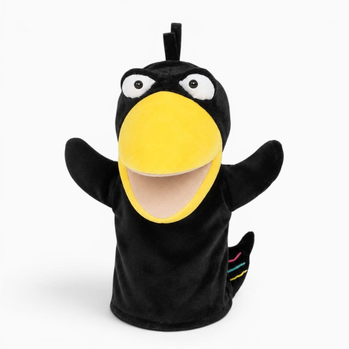 Raven Hand Puppet Oh My Plushie