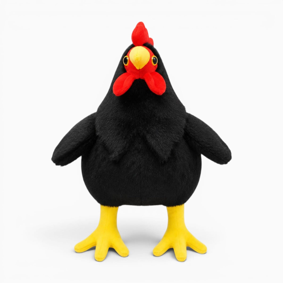 Realistic Black Rooster Plush Oh My Plushie