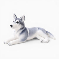 Realistic Lying Husky Plush Oh My Plushie