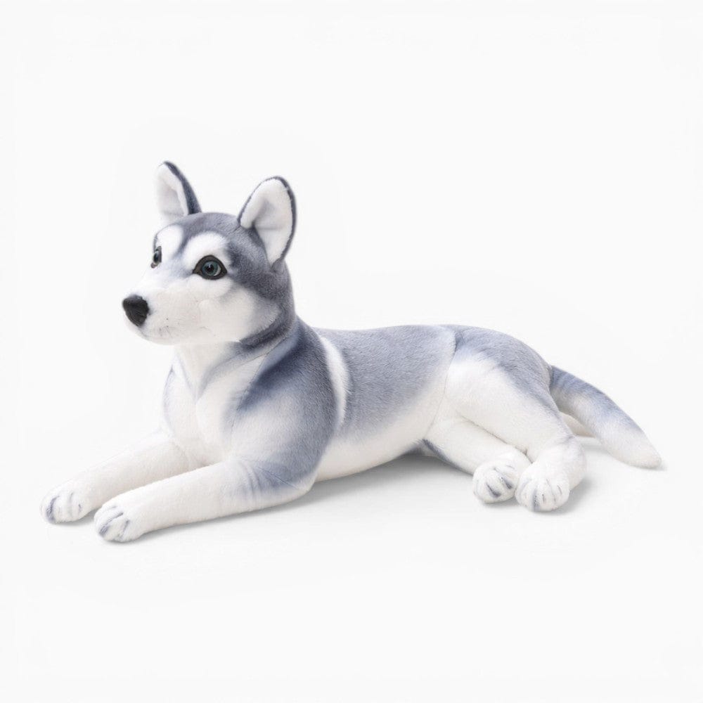 Realistic Lying Husky Plush Oh My Plushie