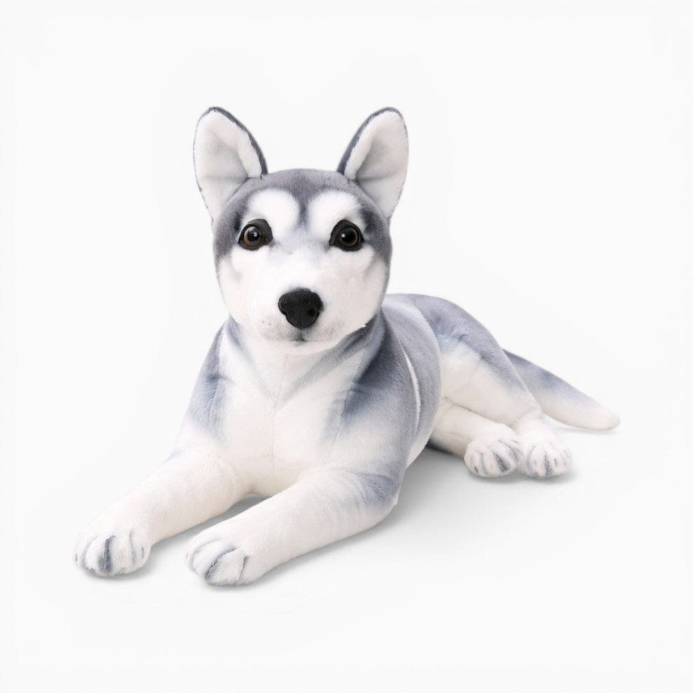 Realistic Lying Husky Plush Oh My Plushie